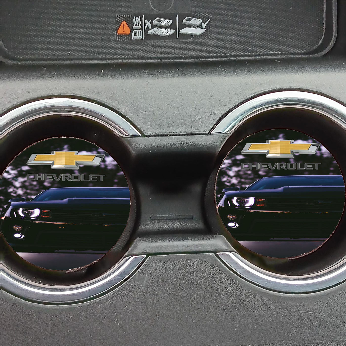 Chevrolet Camaro Ss Logo 2 Car Coasters