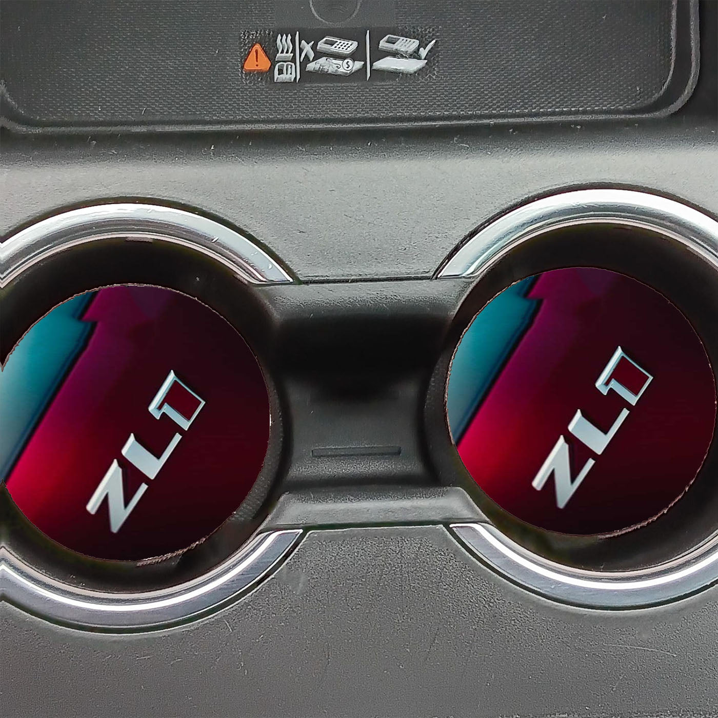Chevrolet Carbon Background Car Coasters