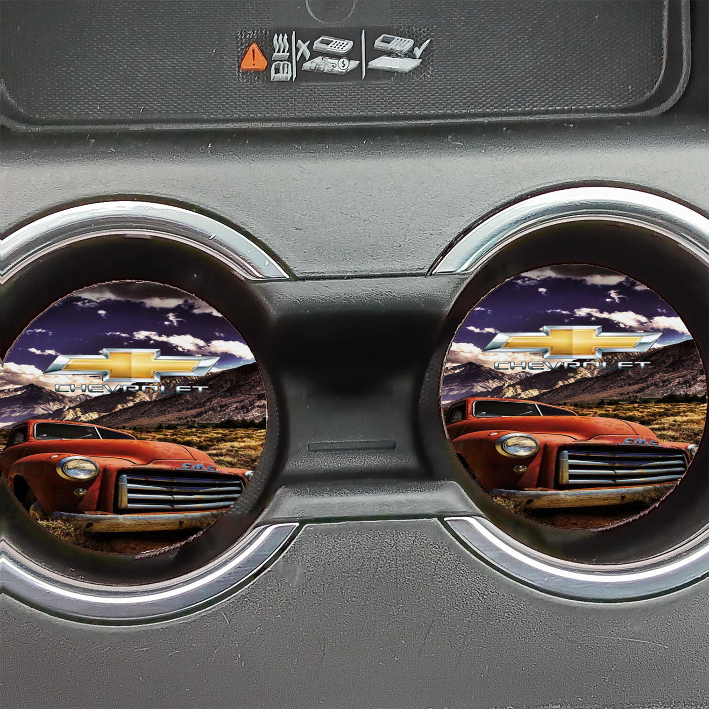 Chevy Classic Truck Car Coasters