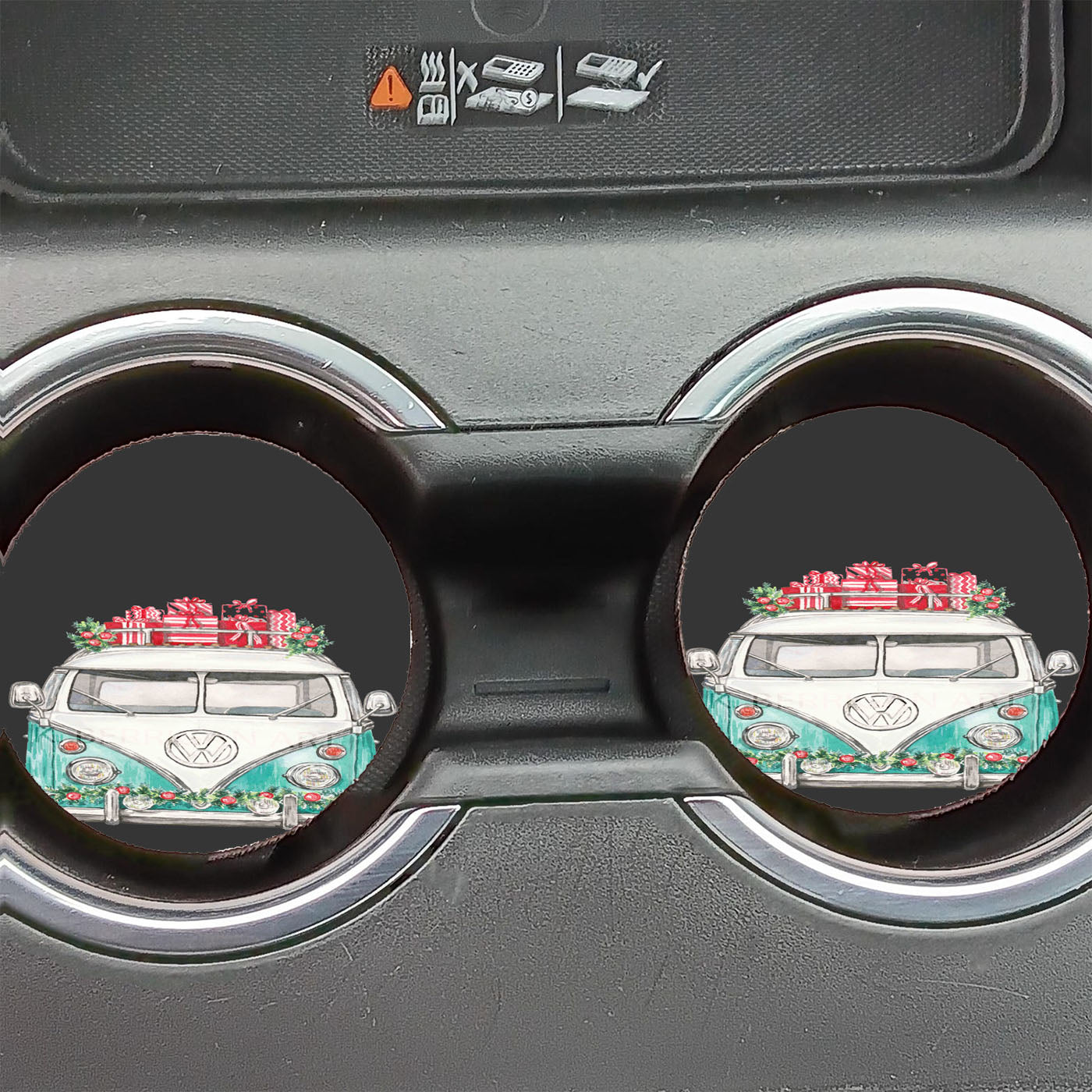 Christmas Vw Car Coasters