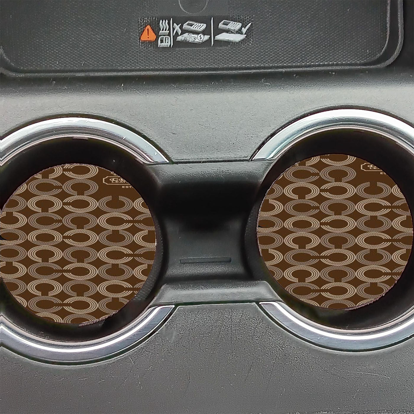 Coach Bag Logo Car Coasters