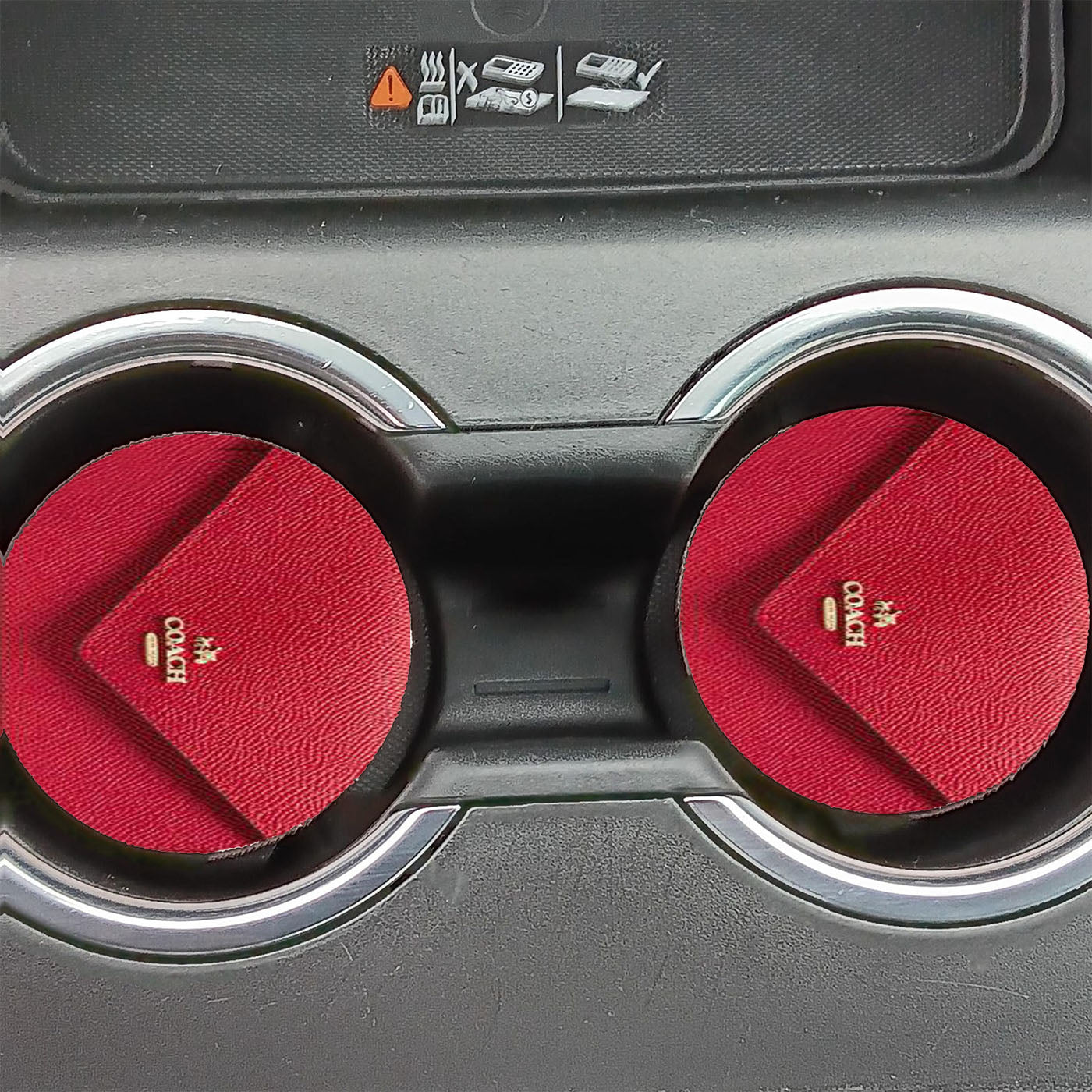 Coach Wallet Car Coasters