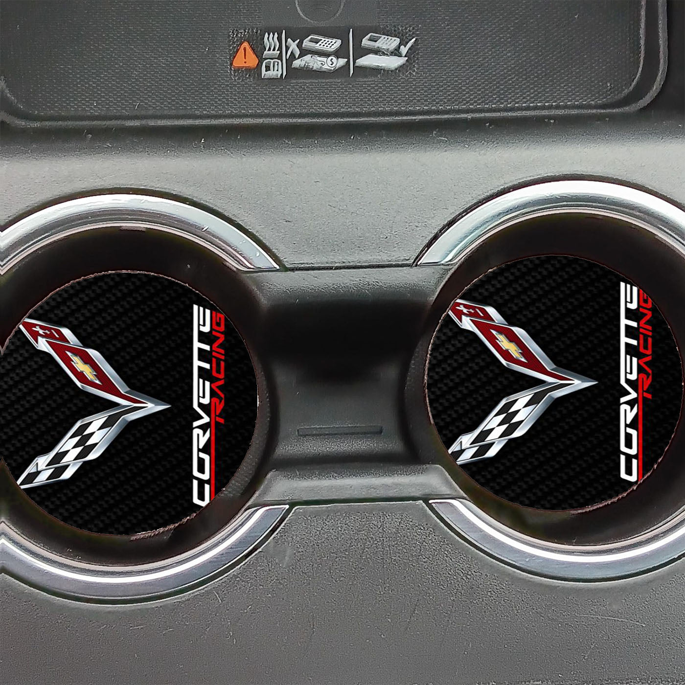 Corvette Carbon Car Coasters