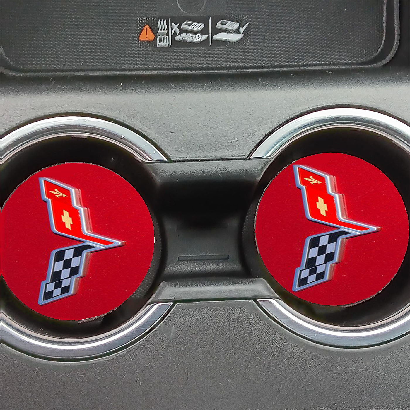 Corvette Flag Car Coasters