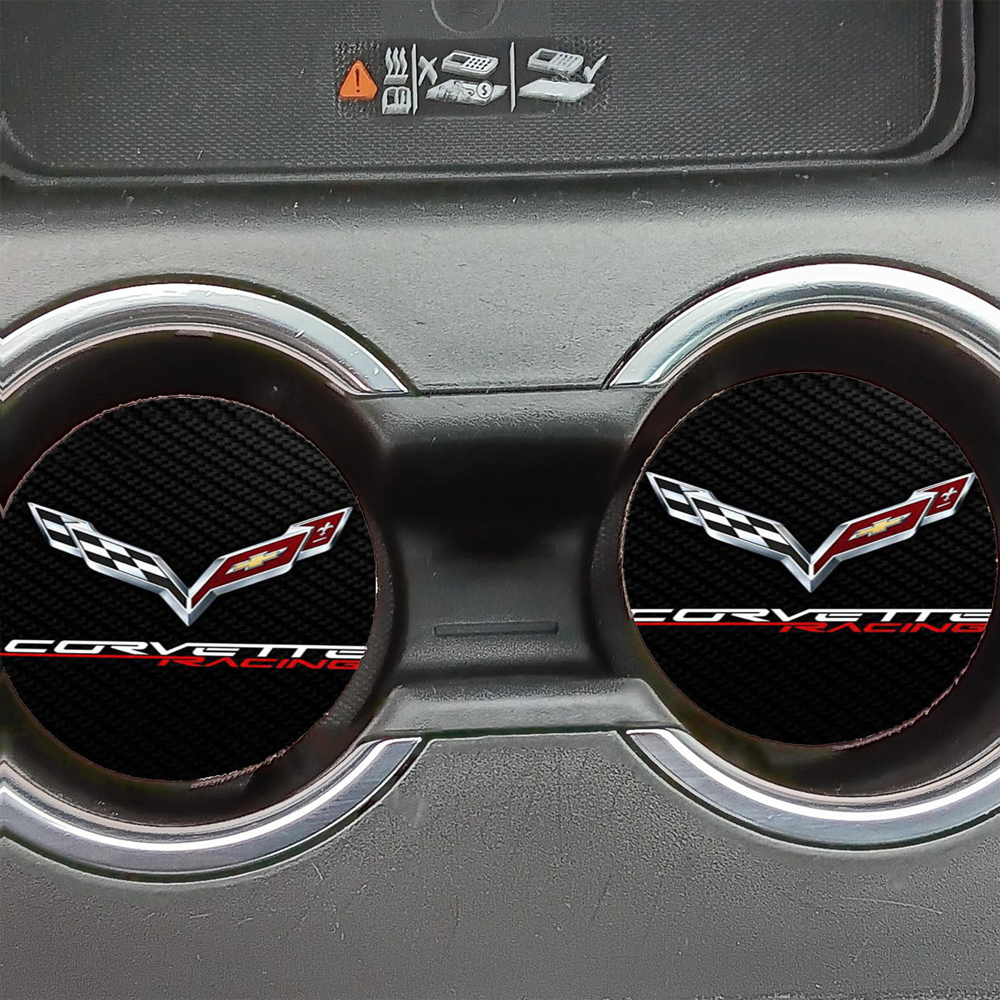 Corvette Logo Car Coasters
