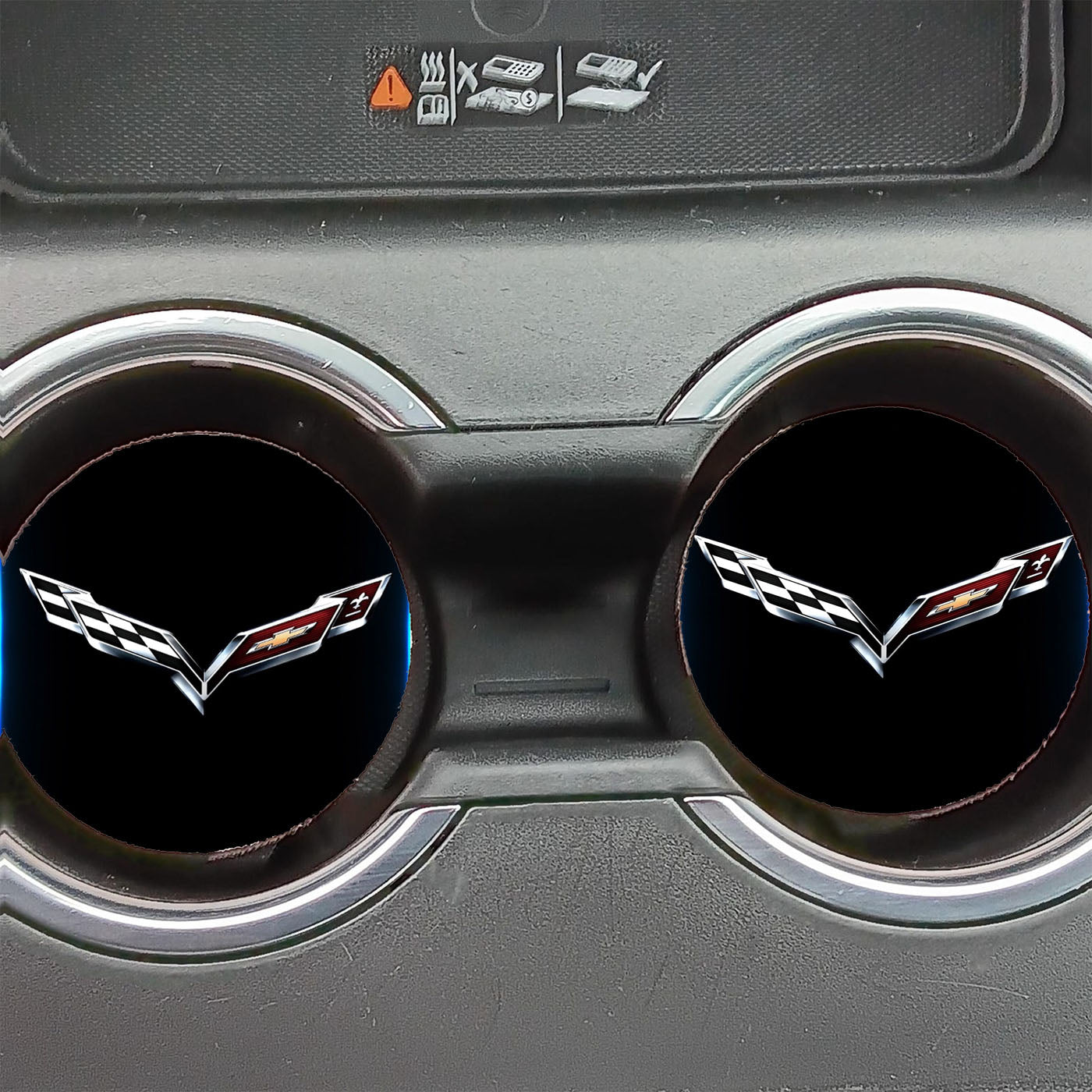Corvette Racing Wallpaper Car Coasters