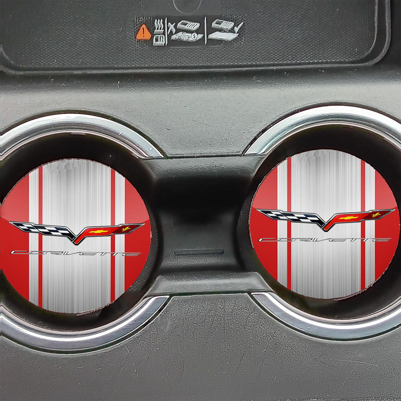 Corvette Red Car Coasters