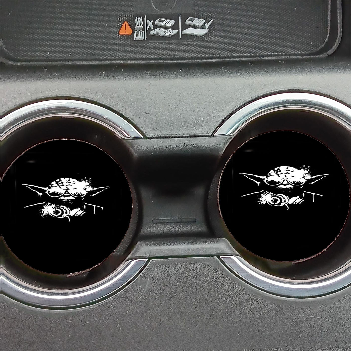 Dj Yoda Jedi Master Star Wars The Force Car Coasters