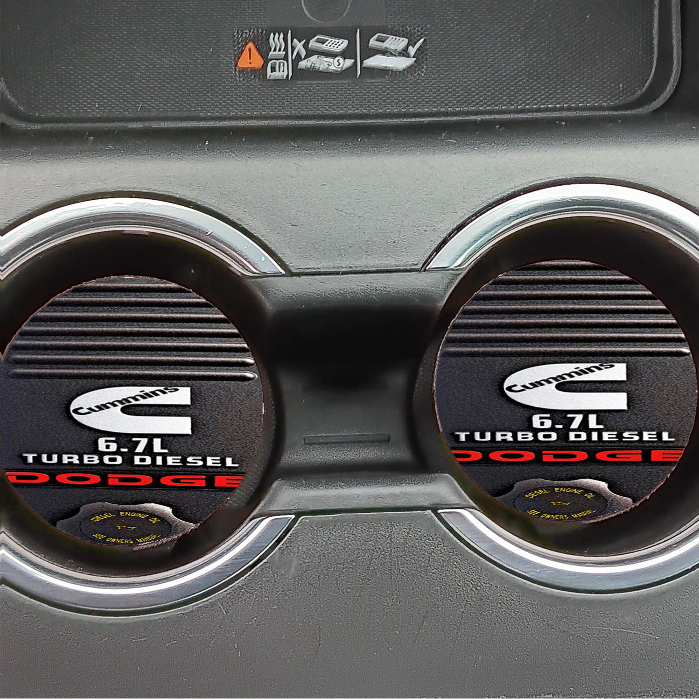 Dodge Cummins Turbo Diesel Car Coasters