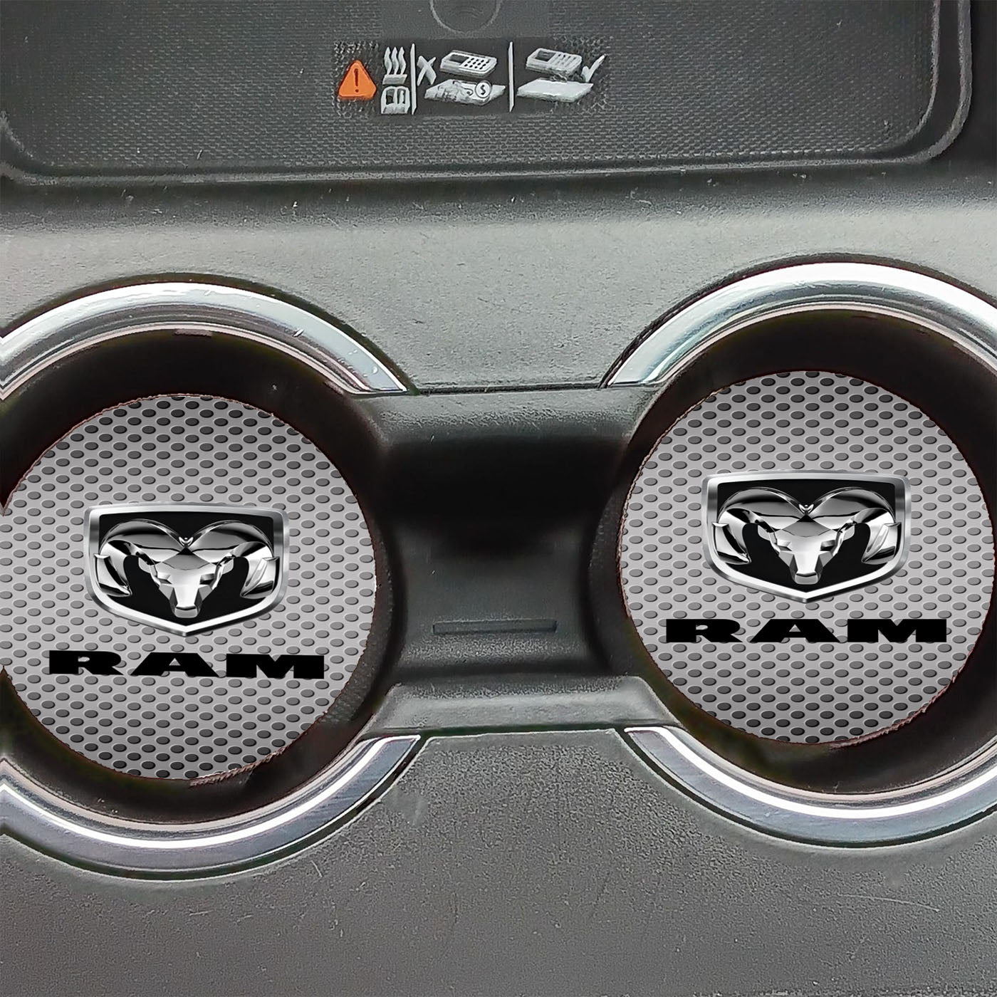 Dodge Ram Emblem Car Coasters