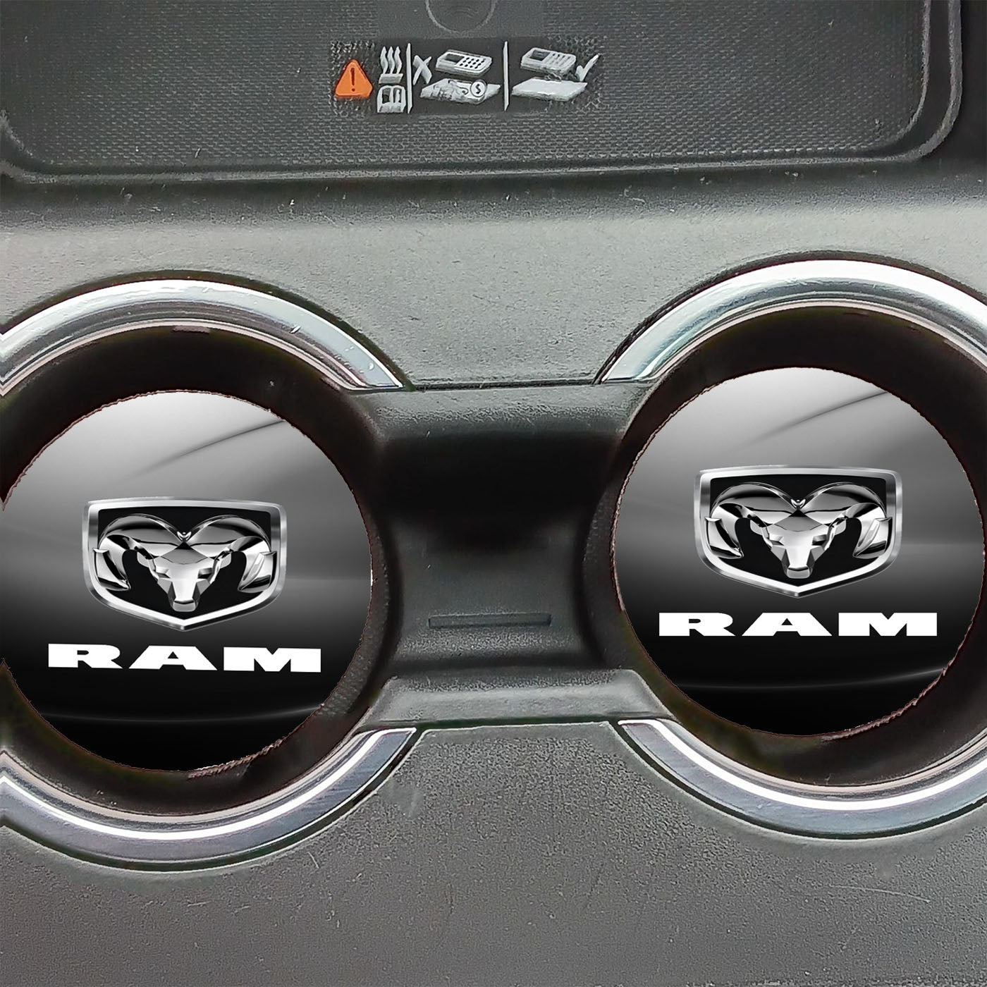 Dodge Ram Logo Car Coasters