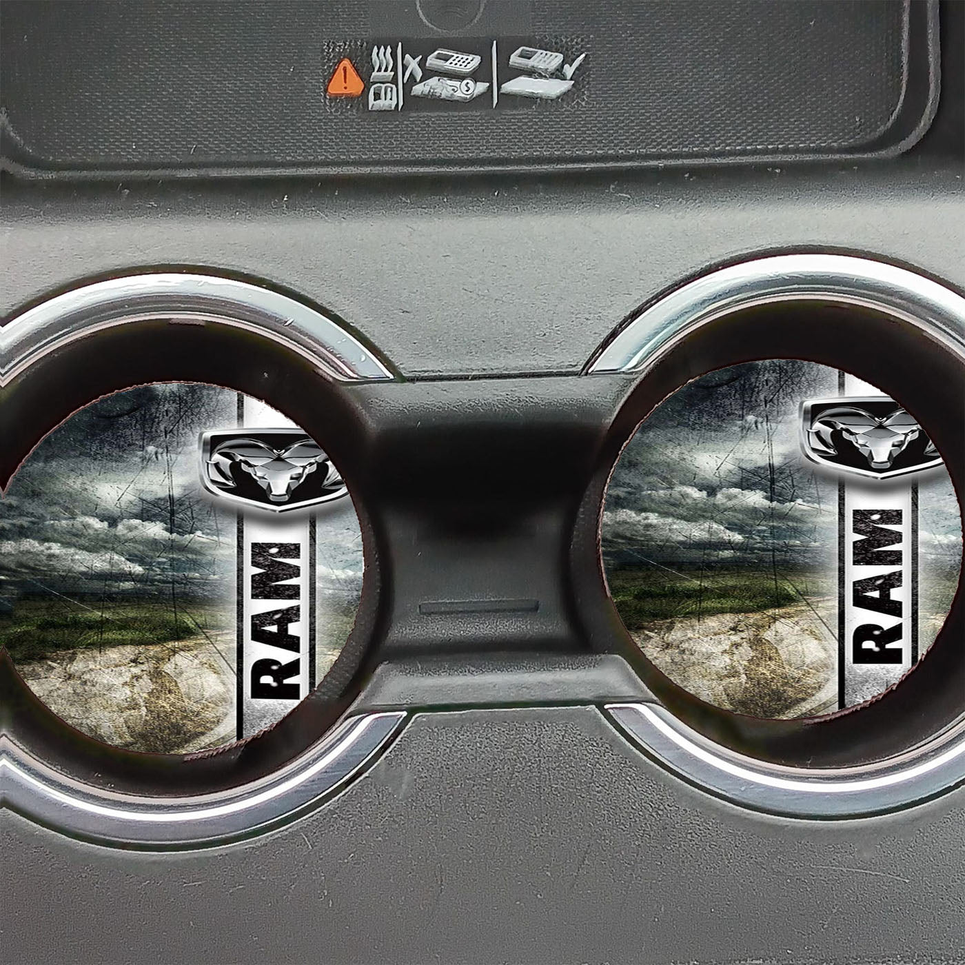Dodge Ram Real Tree Camouflage Car Coasters
