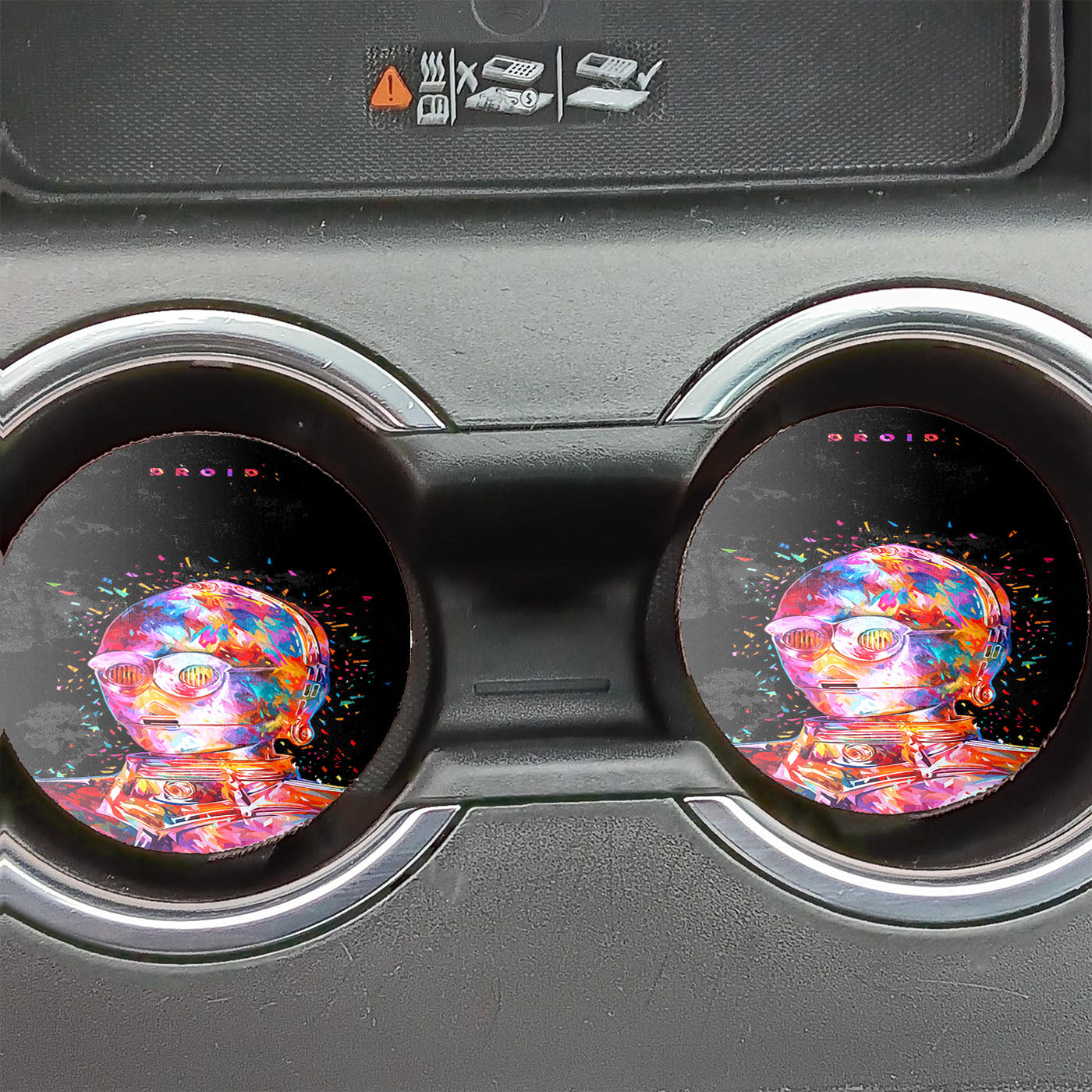 Droid of Star Wars Colorful Car Coasters