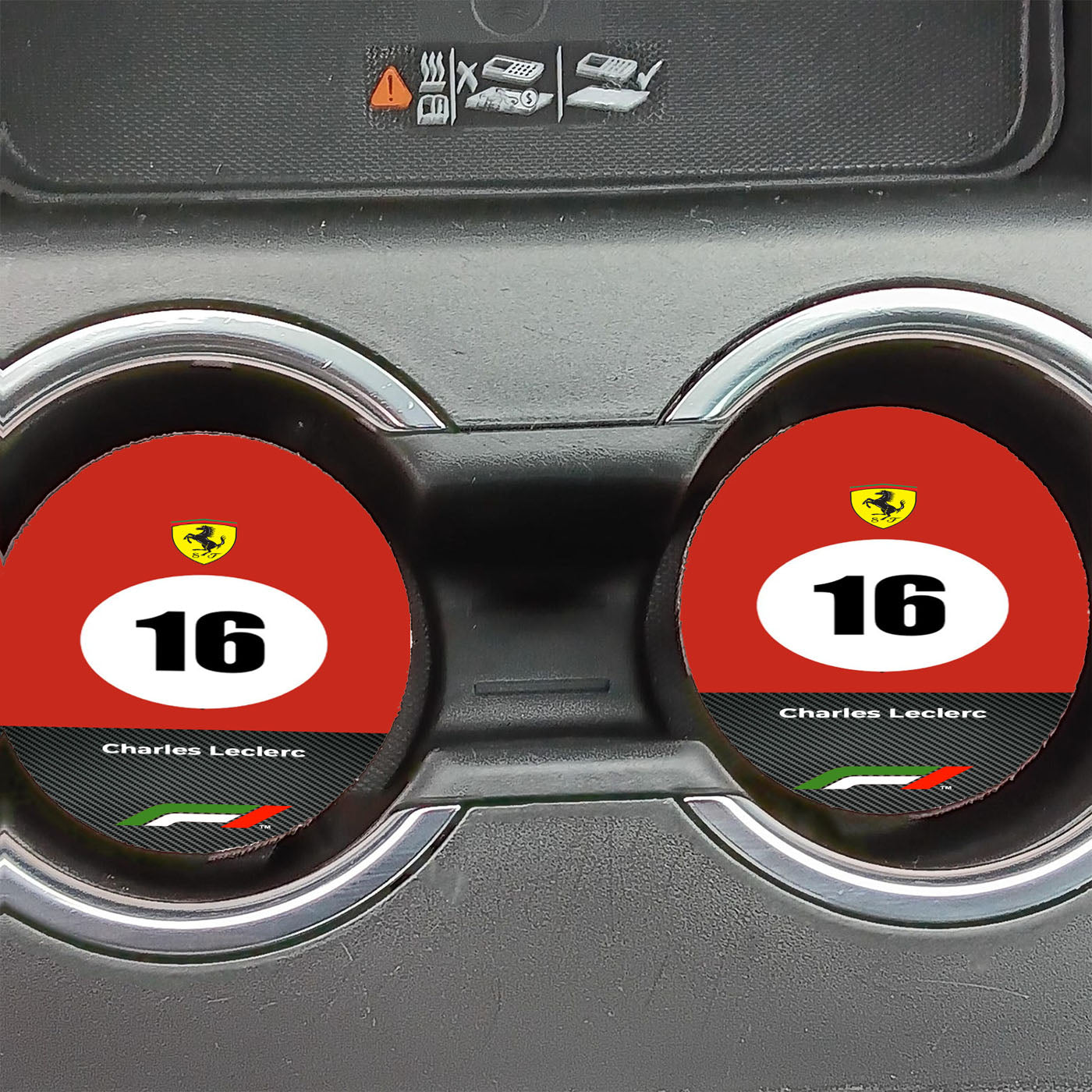 Ferrari Charles Leclerc Car Coasters