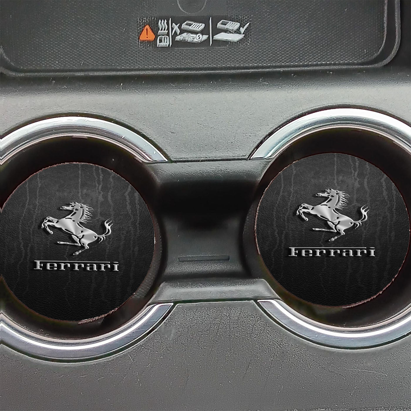Ferrari Logo 2 Car Coasters