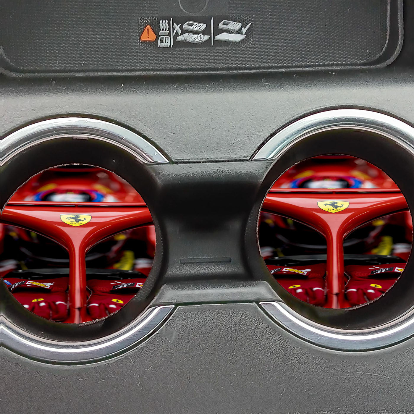 Ferrari Race Wallpaper Car Coasters