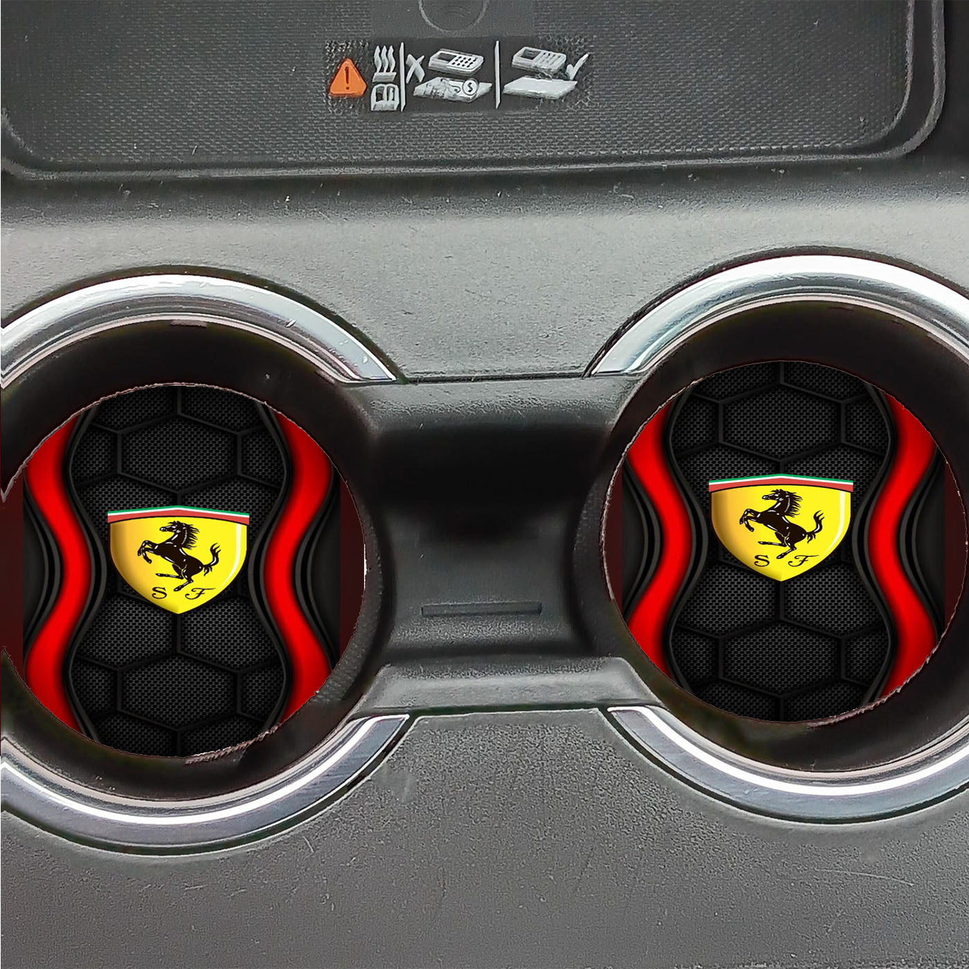 Ferrari Skin Protector Car Coasters