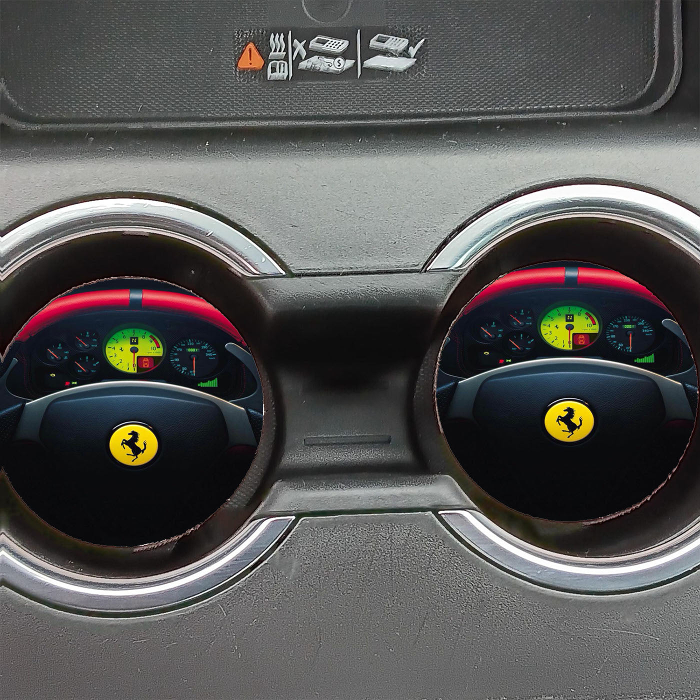 Ferrari Spedometer Car Coasters