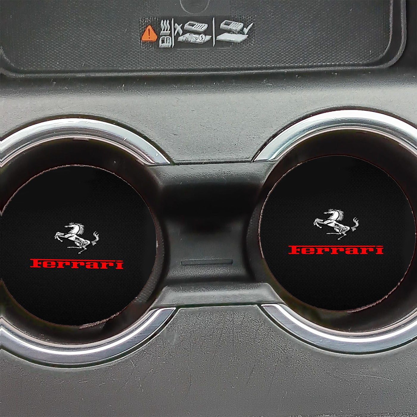 Ferrari Steering Wheel Car Coasters