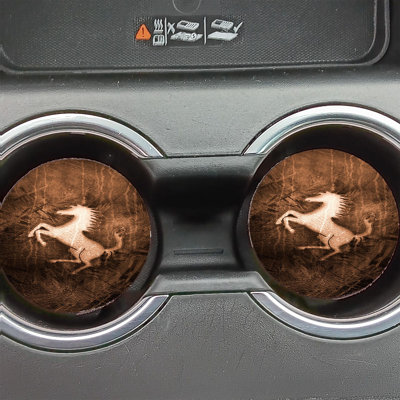 Ferrari Textured Car Coasters