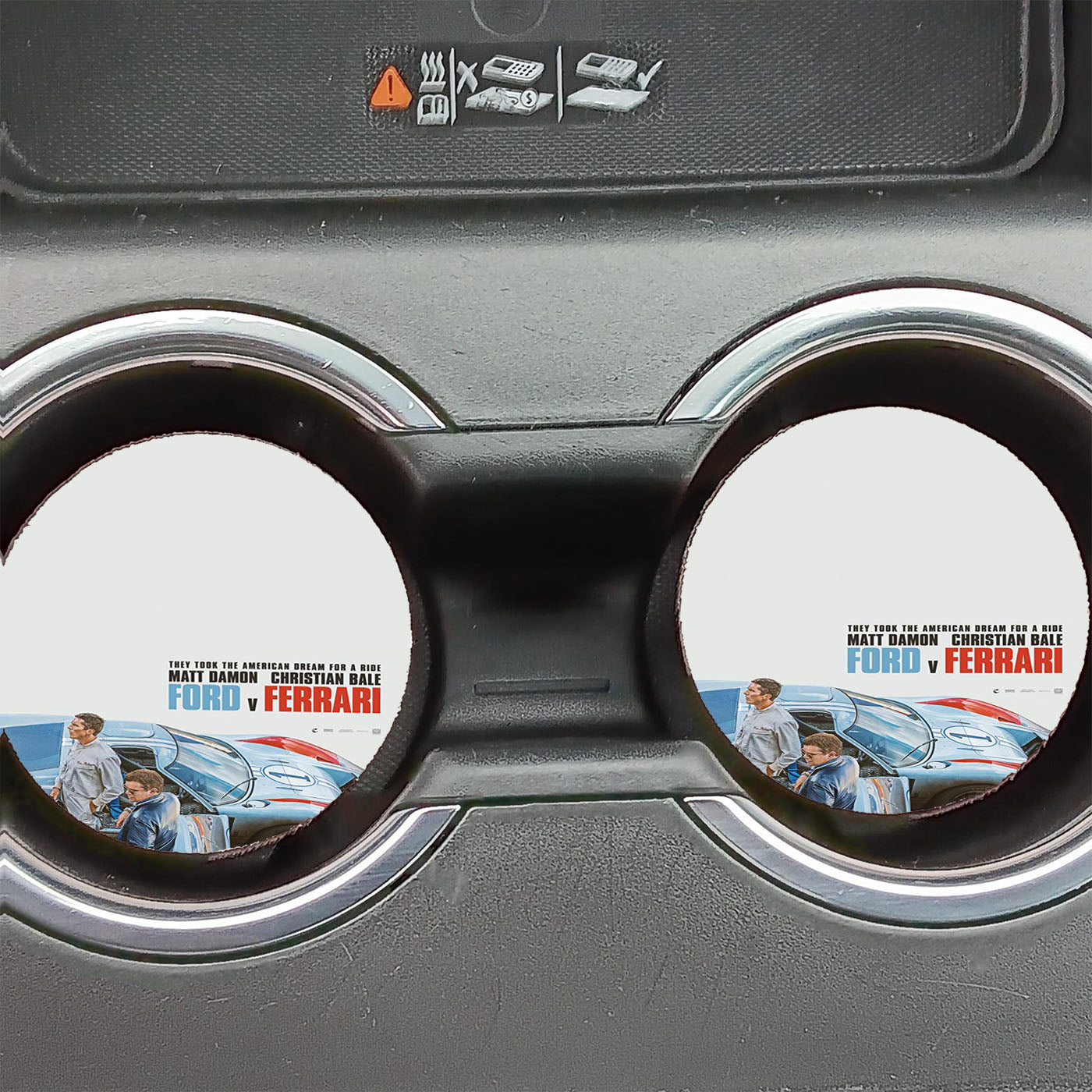 Ford Ferrari 2019 Movie Poster Car Coasters