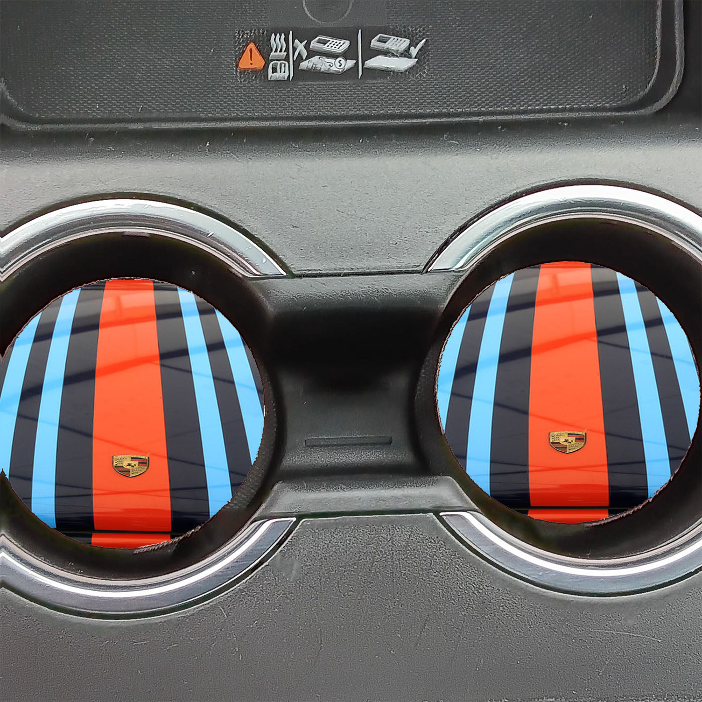 Front Car Porsche 911 Car Coasters