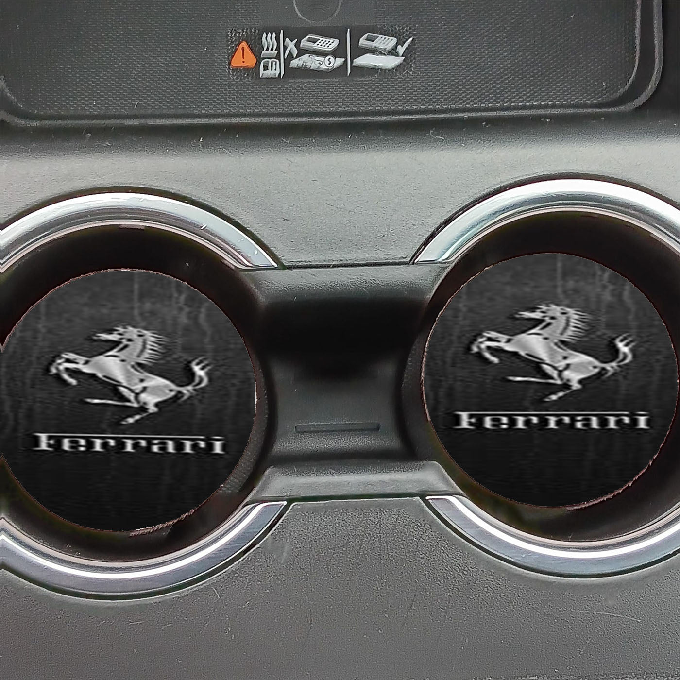 Great Ferrari Logo Car Coasters