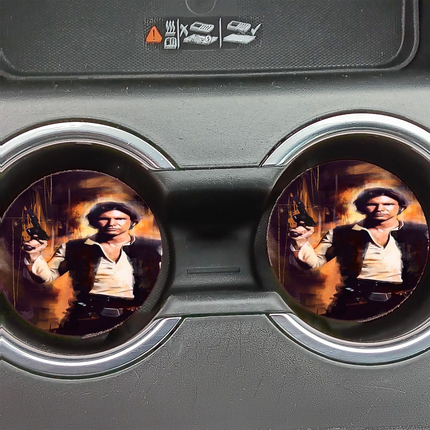 HAN SOLO STAR WARS Car Coasters
