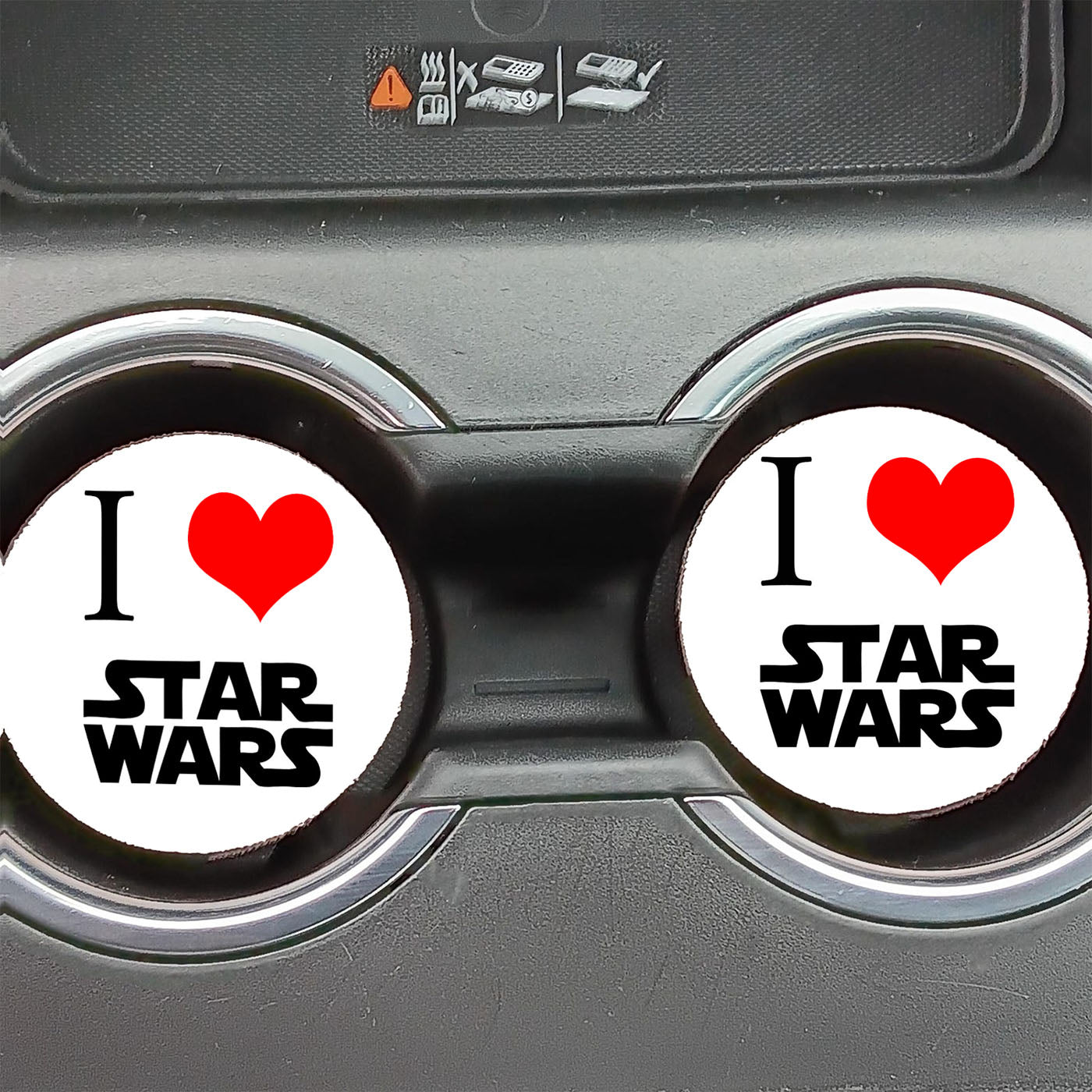 I Love Star Wars Vintage Car Coasters