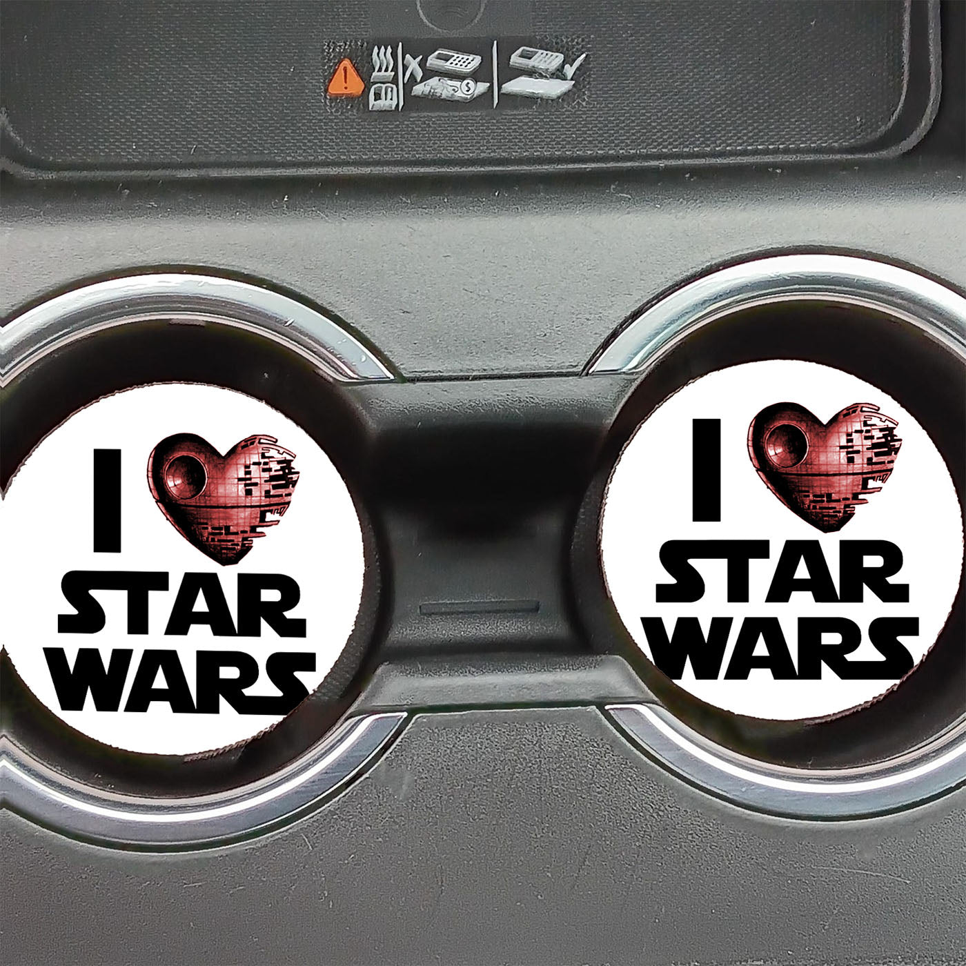 I Love Star Wars Car Coasters