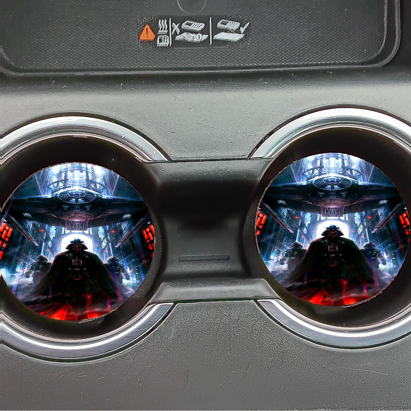 Imperial March Star Wars Art Car Coasters