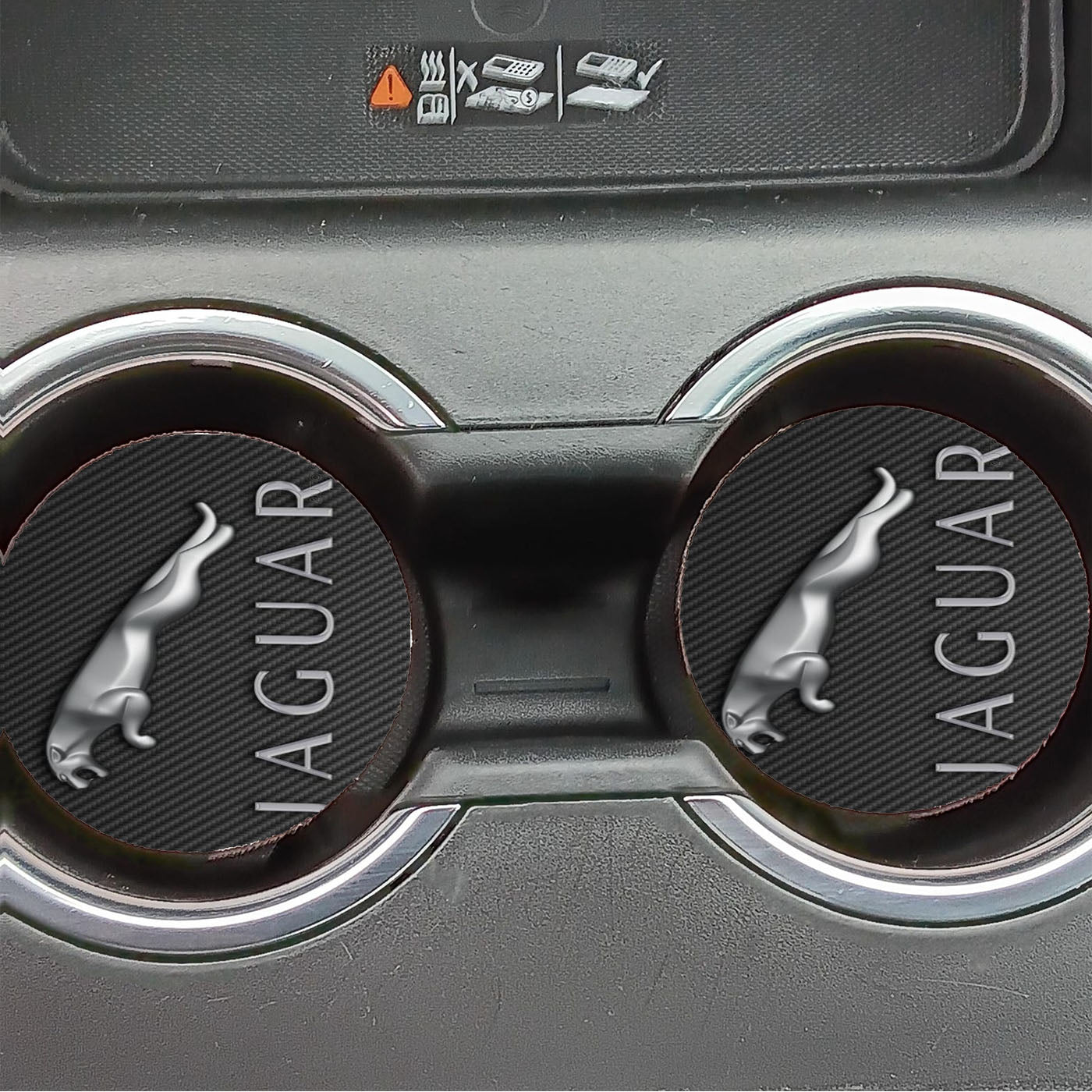 Jaguar Car Logo 2 Car Coasters