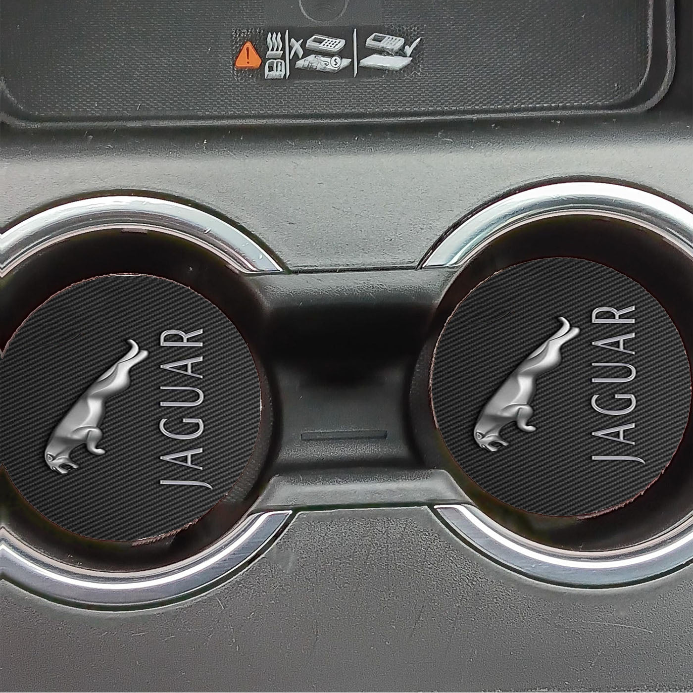 Jaguar Car Logo Car Coasters