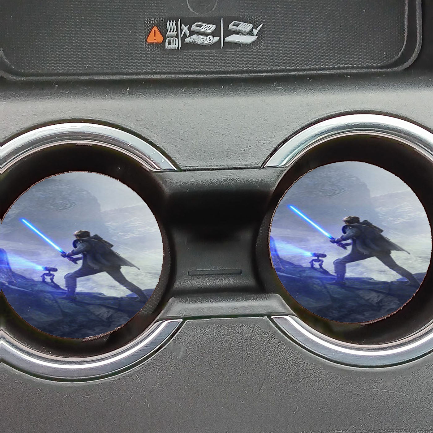 Jedi Fallen Order Star Wars Logo Car Coasters