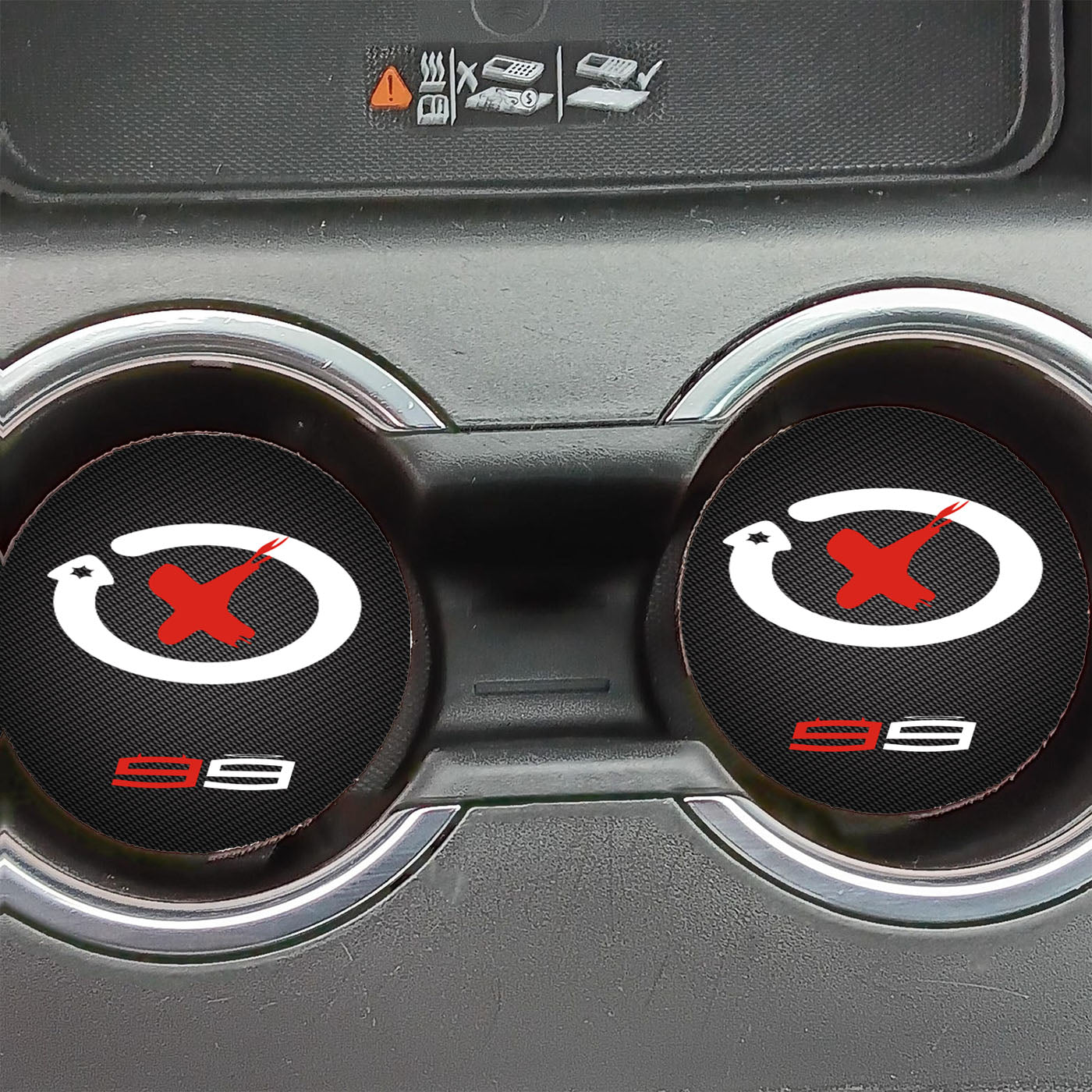 Jorge Lorenzo 99 X-Fuera Carbon Motogp Car Coasters