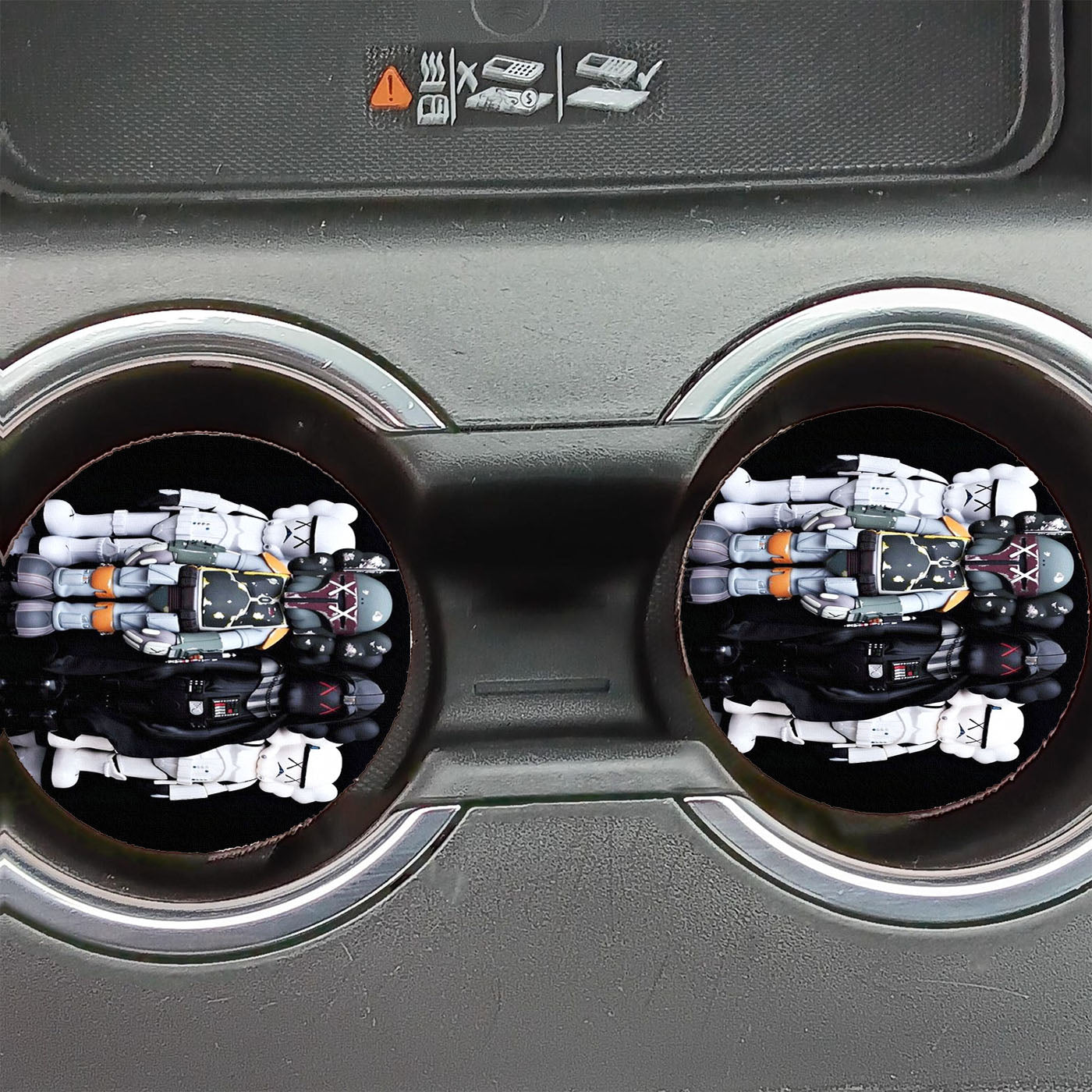 kaws star wars figure Car Coasters
