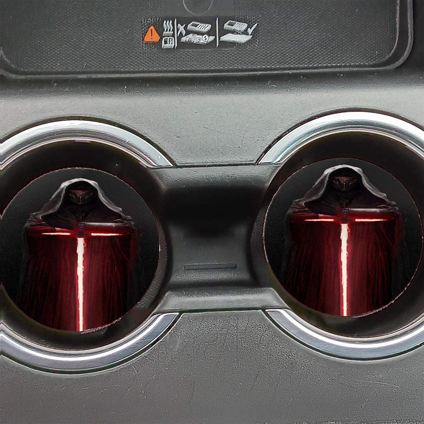 Kylo Ren Lightsaber Star Wars Car Coasters