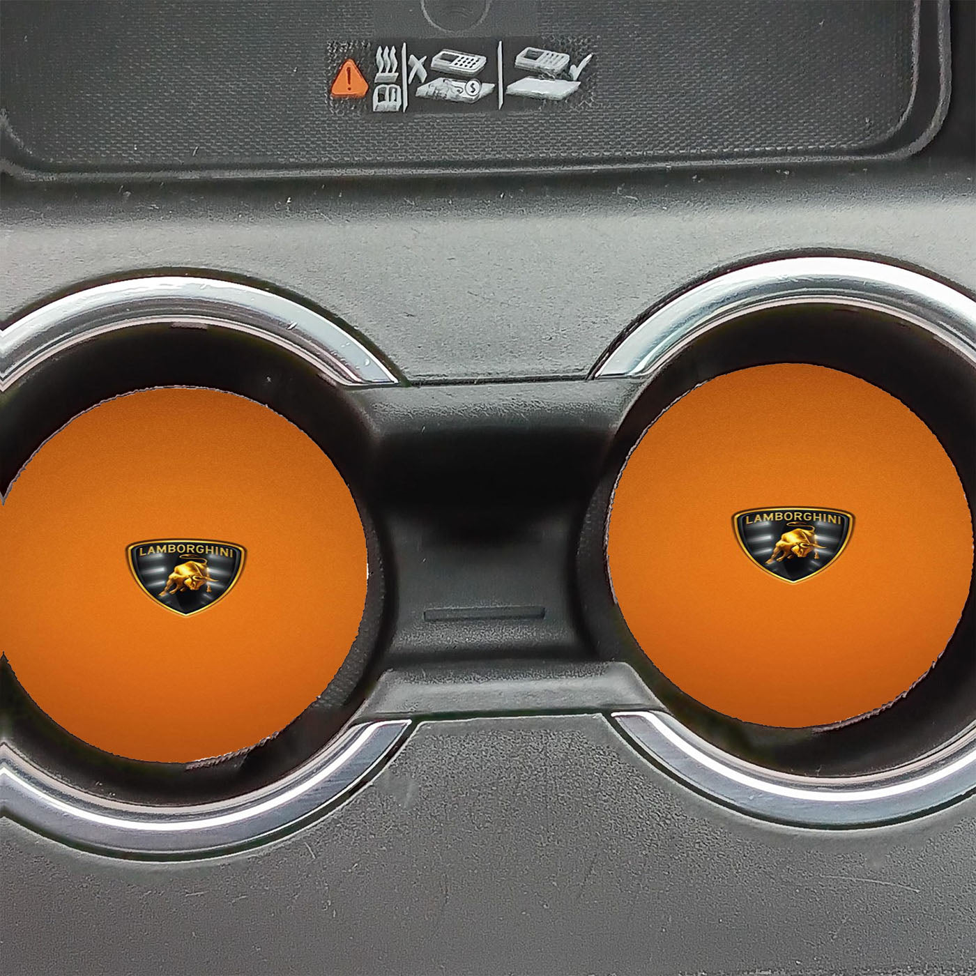 Lamborghini Logo Hd Car Coasters