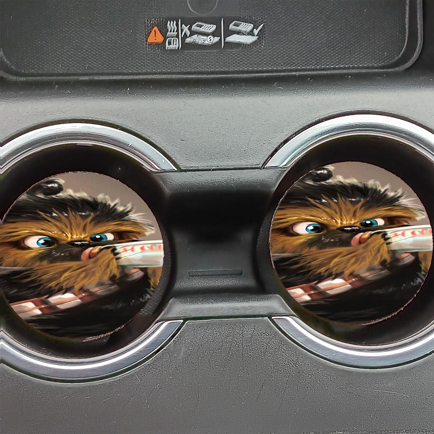 little chewbacca star wars Car Coasters