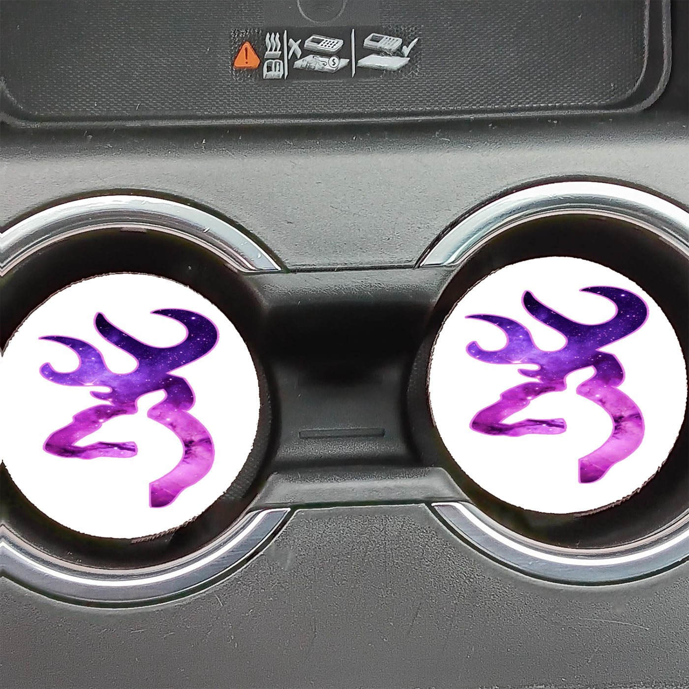 Love Browning Deer Camo Boy 3 Car Coasters