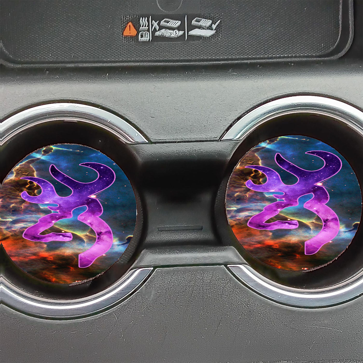 Love Browning Deer Camo Boy Car Coasters