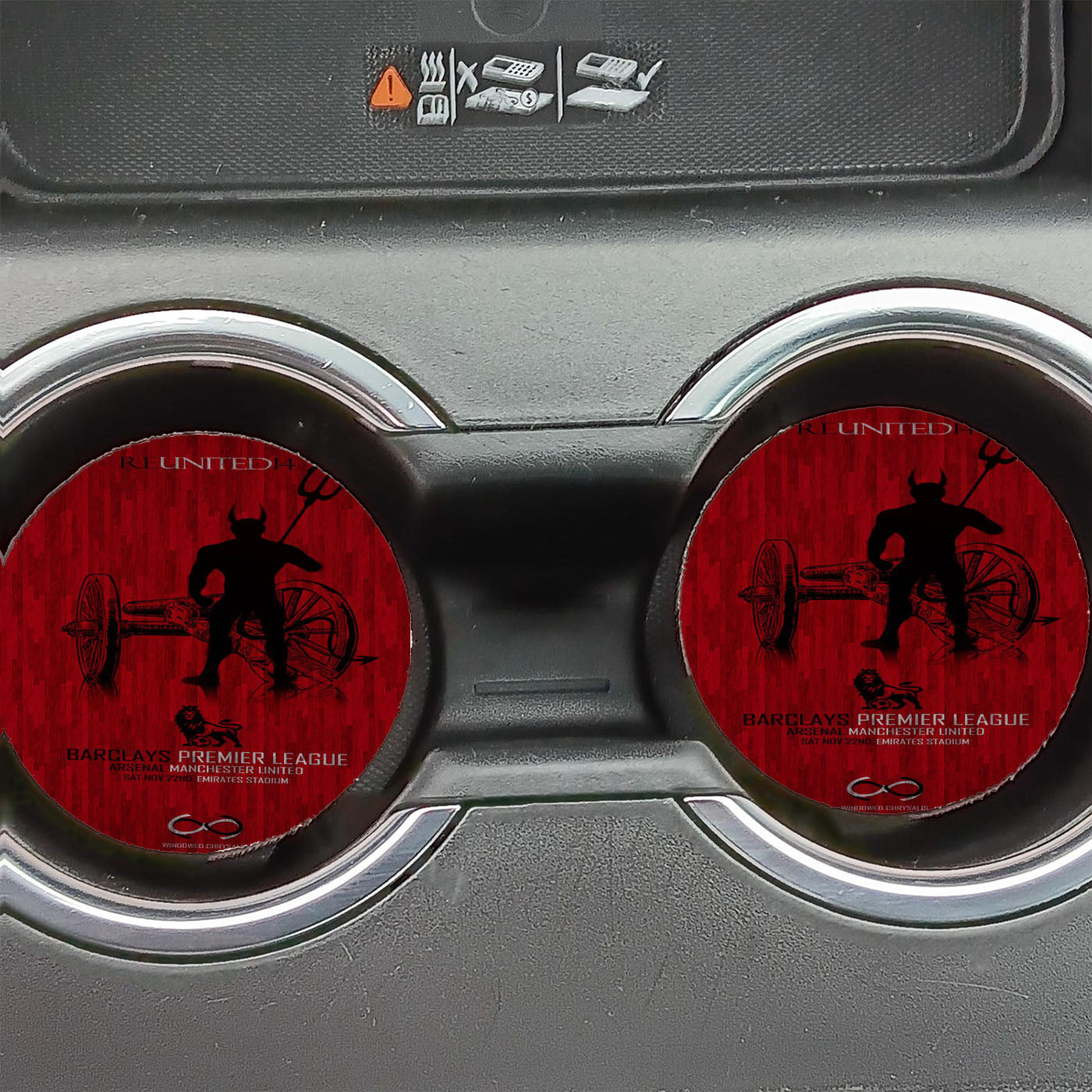 Manchester United Blp Car Coasters