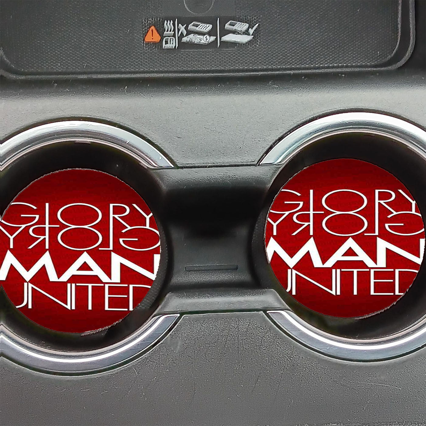 Manchester United Glory Glory Car Coasters