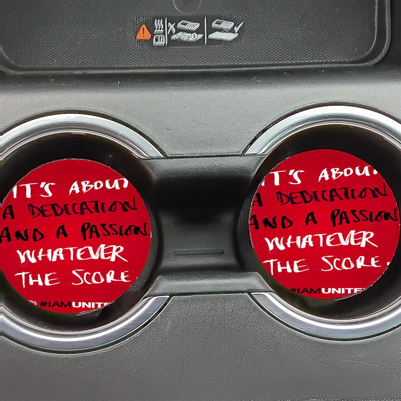 Manchester United I United Car Coasters