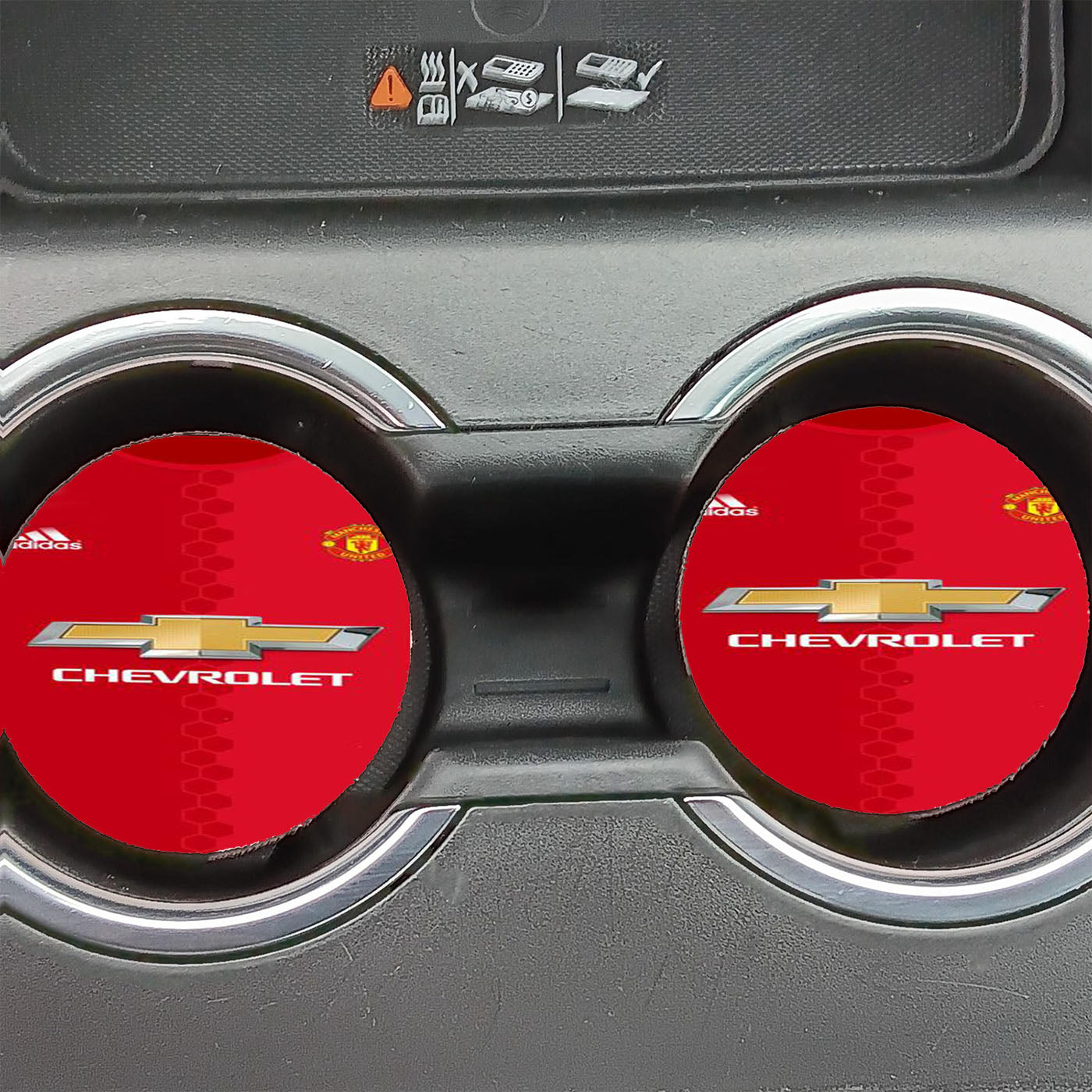 Manchester United Jersey Car Coasters