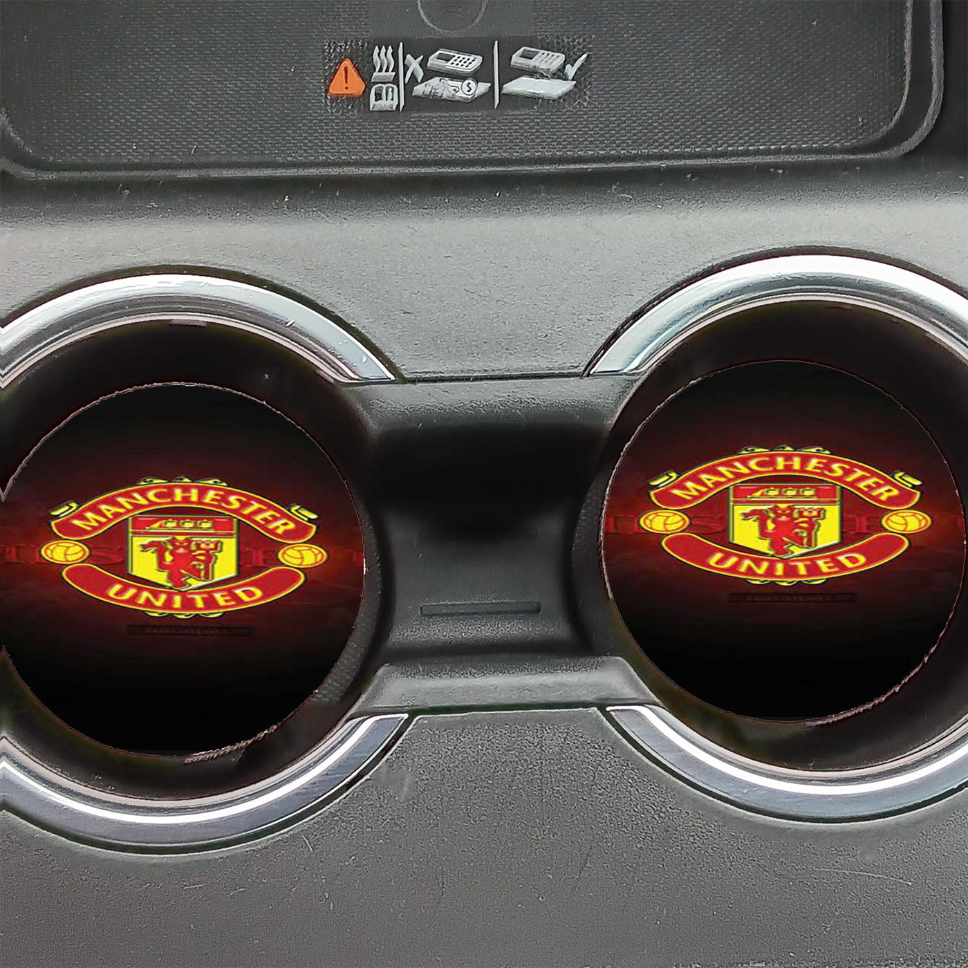 Manchester United Logo Car Coasters