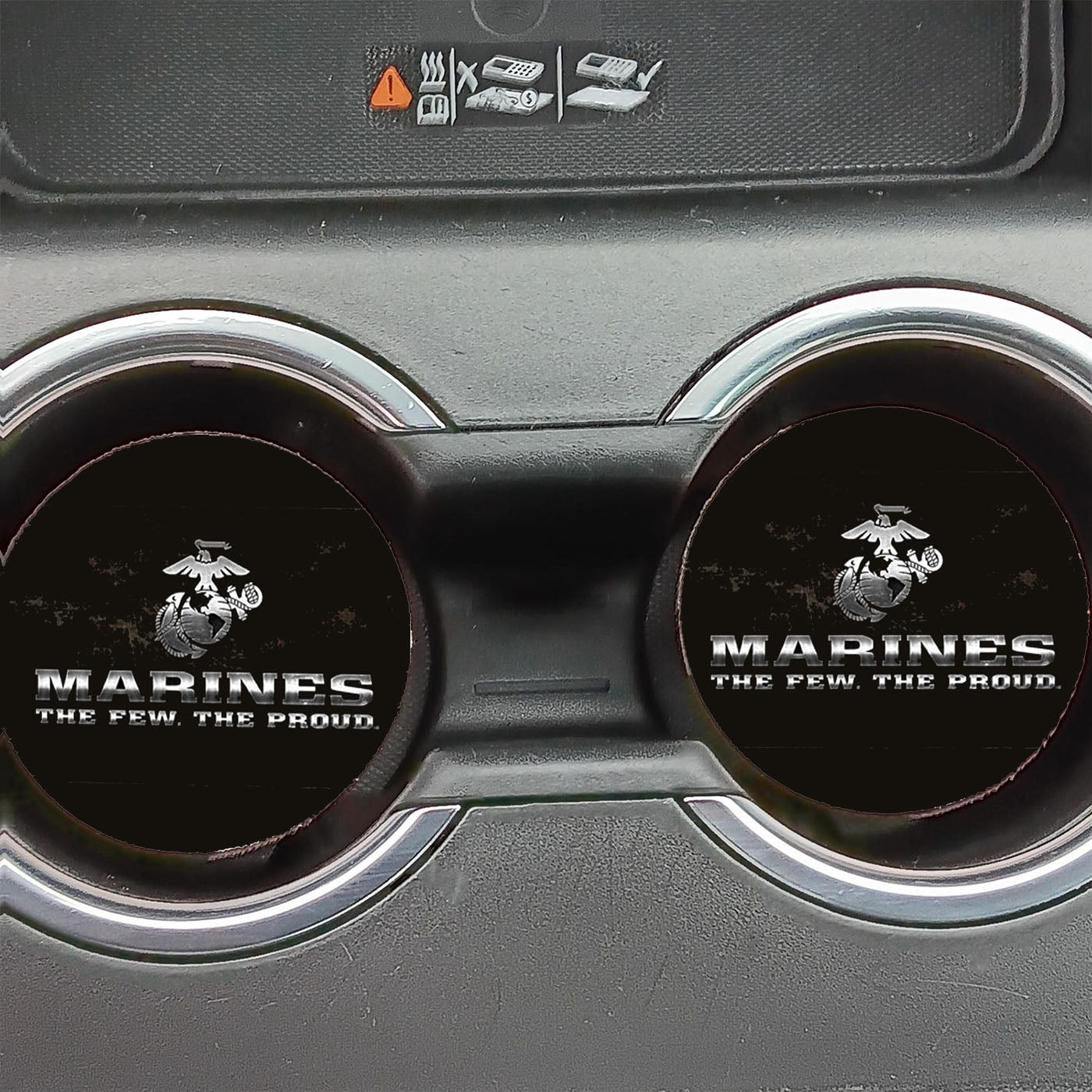 Marine Corps Logo Car Coasters