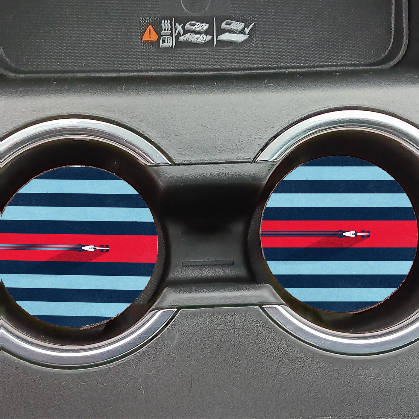 Martini Porsche Sport Car Super Formula 1 Car Coasters