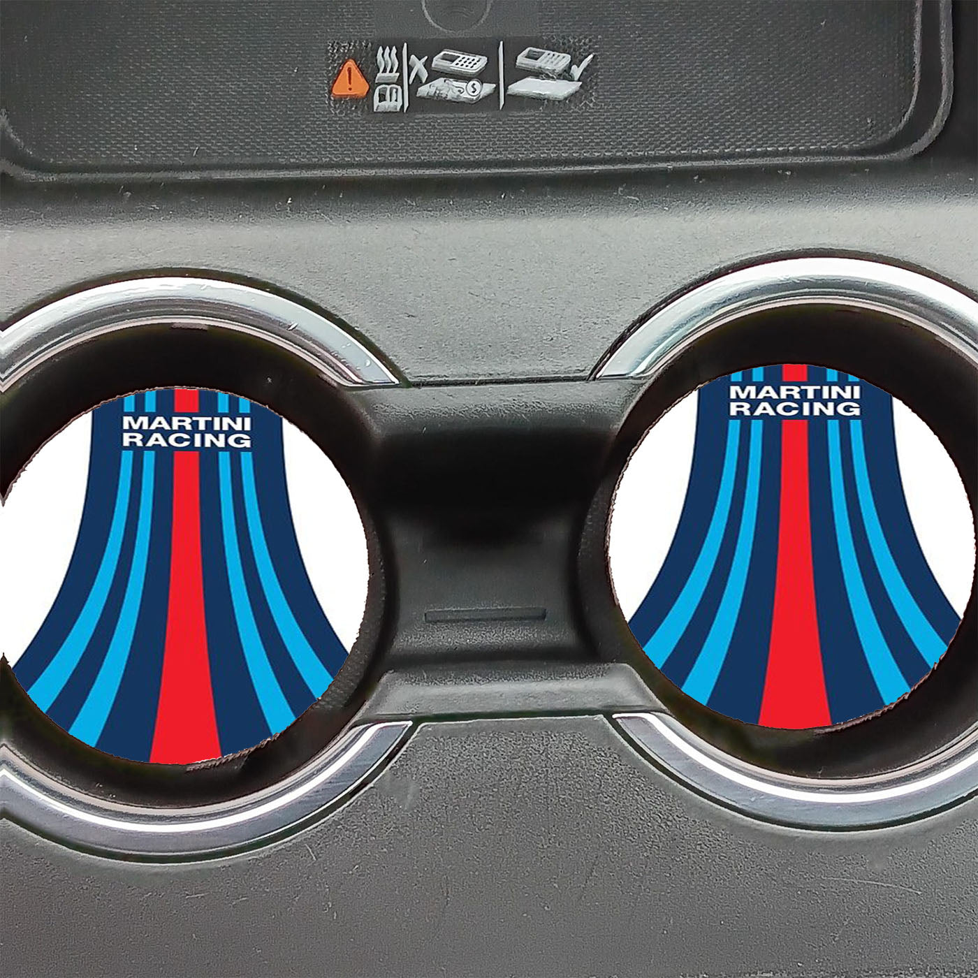Martini Racing Stripes Car Coasters