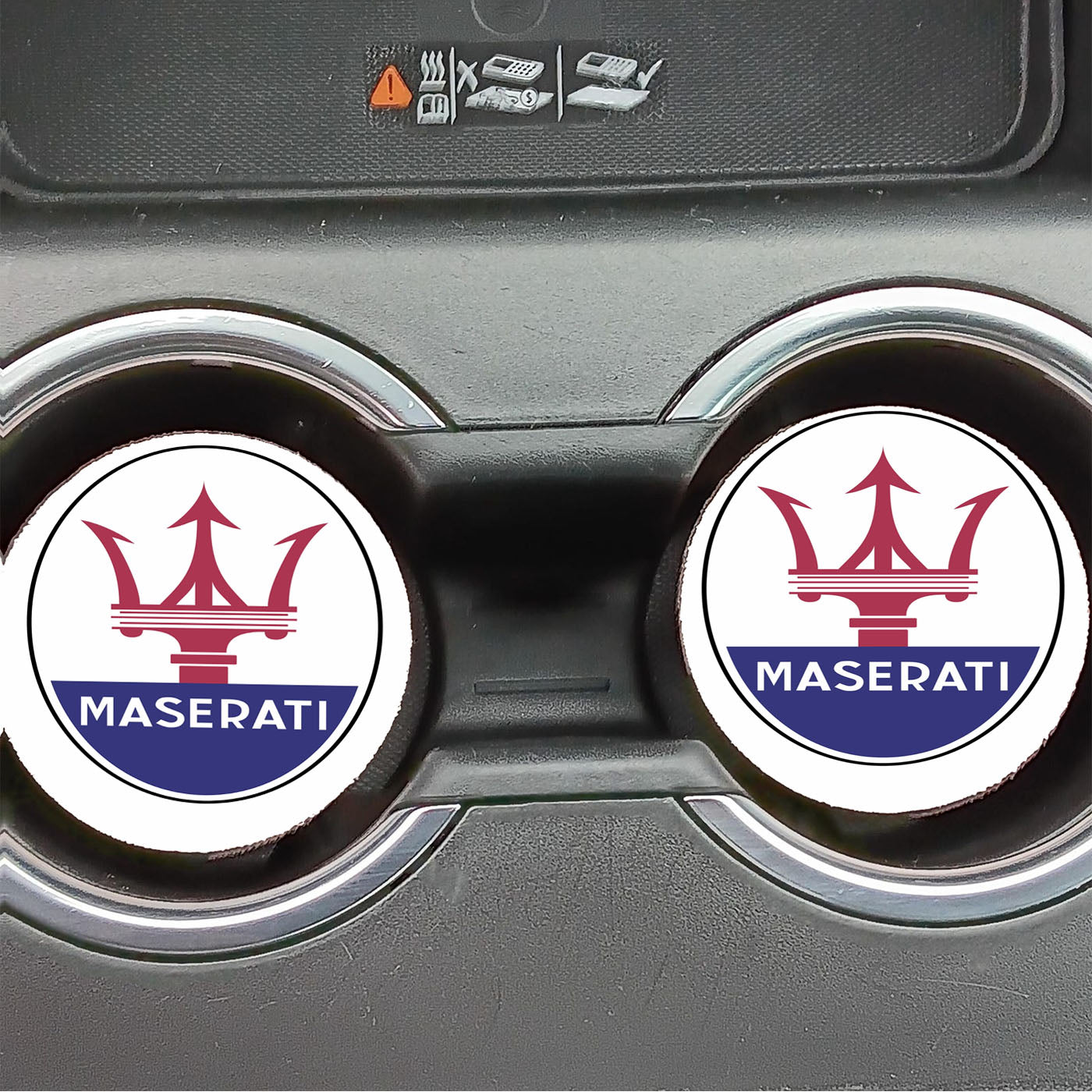Maserati Emblem 3 Car Coasters